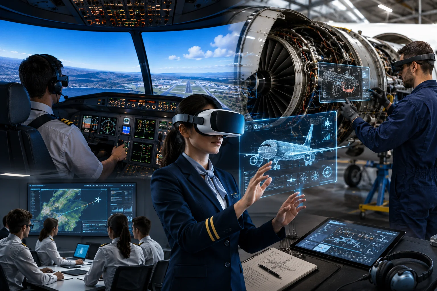 From flight simulators to AR headsets: How aviation training is changing