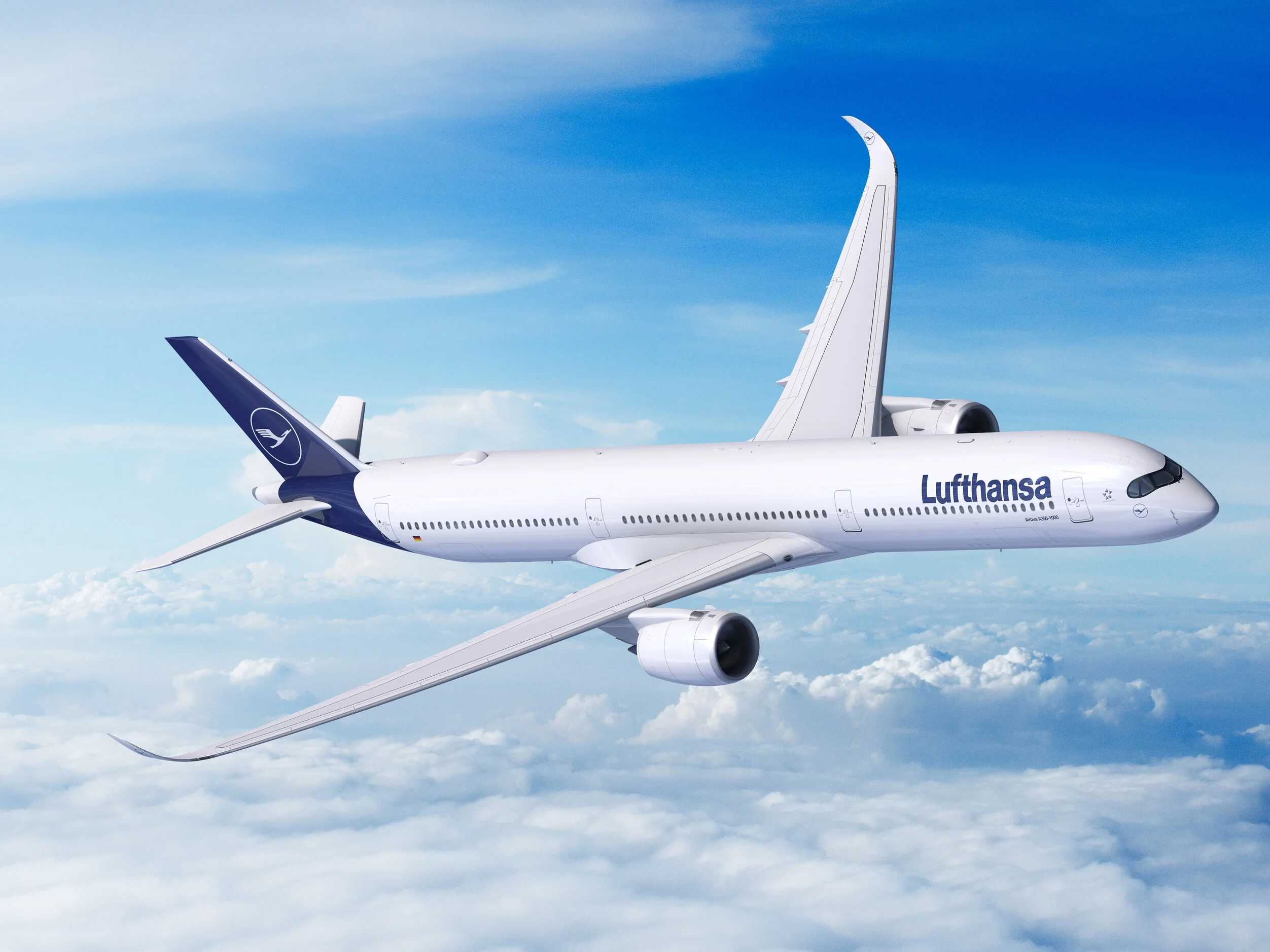 Aviation, Aircraft, Airbus, Airbus A350-1000, Lufthansa